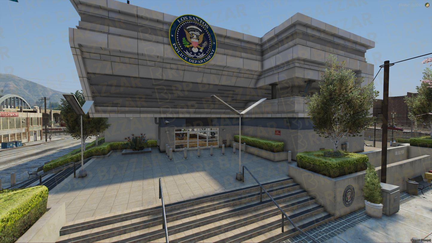 Urban Police Station FiveM MLO — GTA RP Interior — ESX QB QBOX — RPBazzar