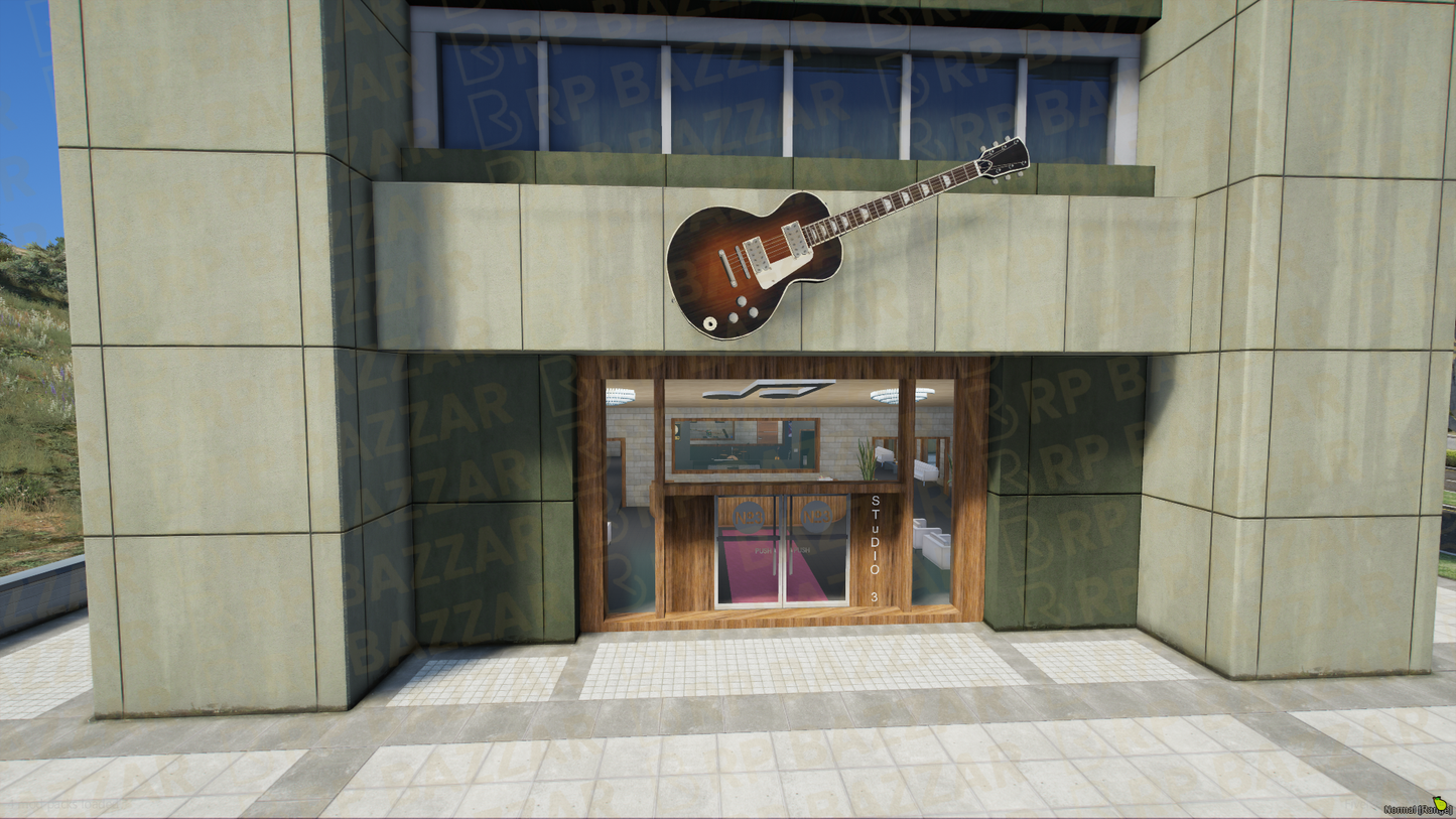 Professional Recording Studio FiveM MLO — GTA RP Interior — ESX QB QBOX — RPBazzar