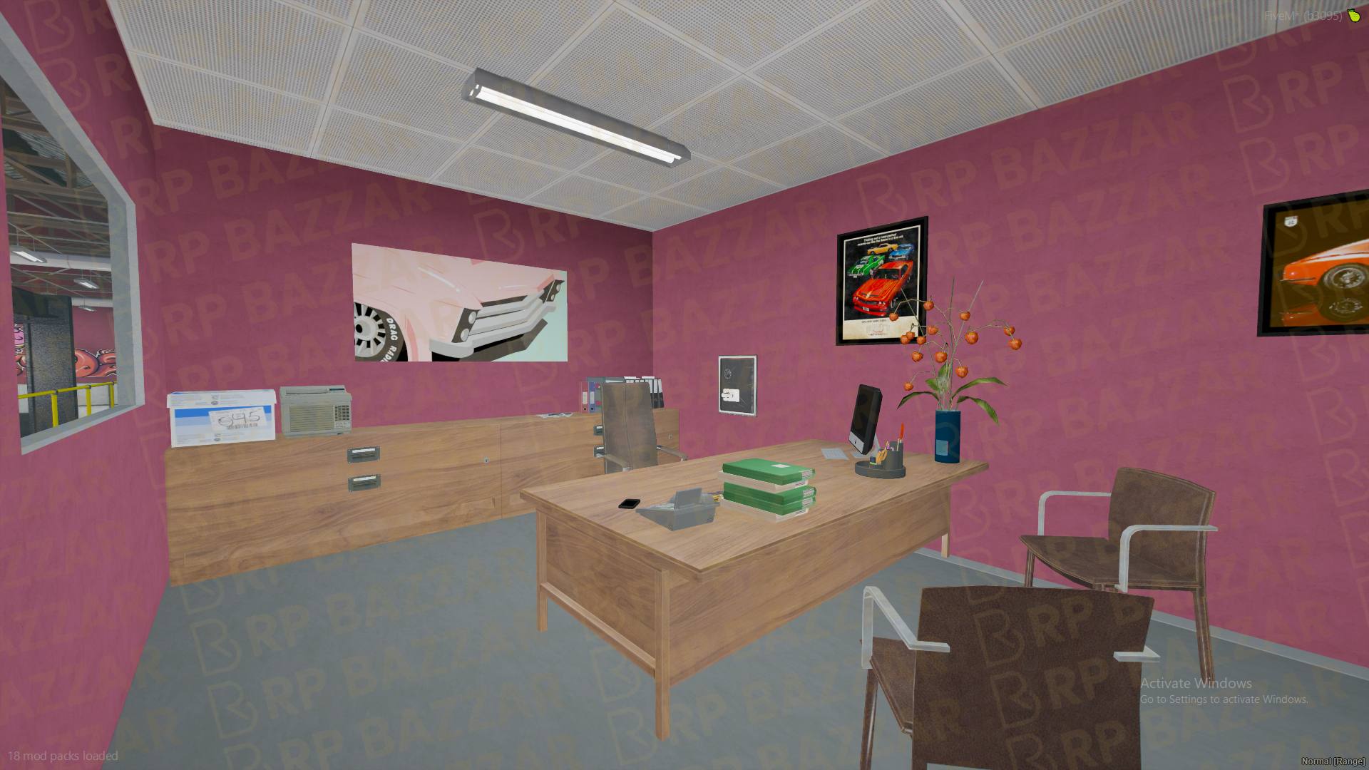 Highrise Mechanic Shop FiveM MLO — GTA RP Interior — ESX QB QBOX — RPBazzar