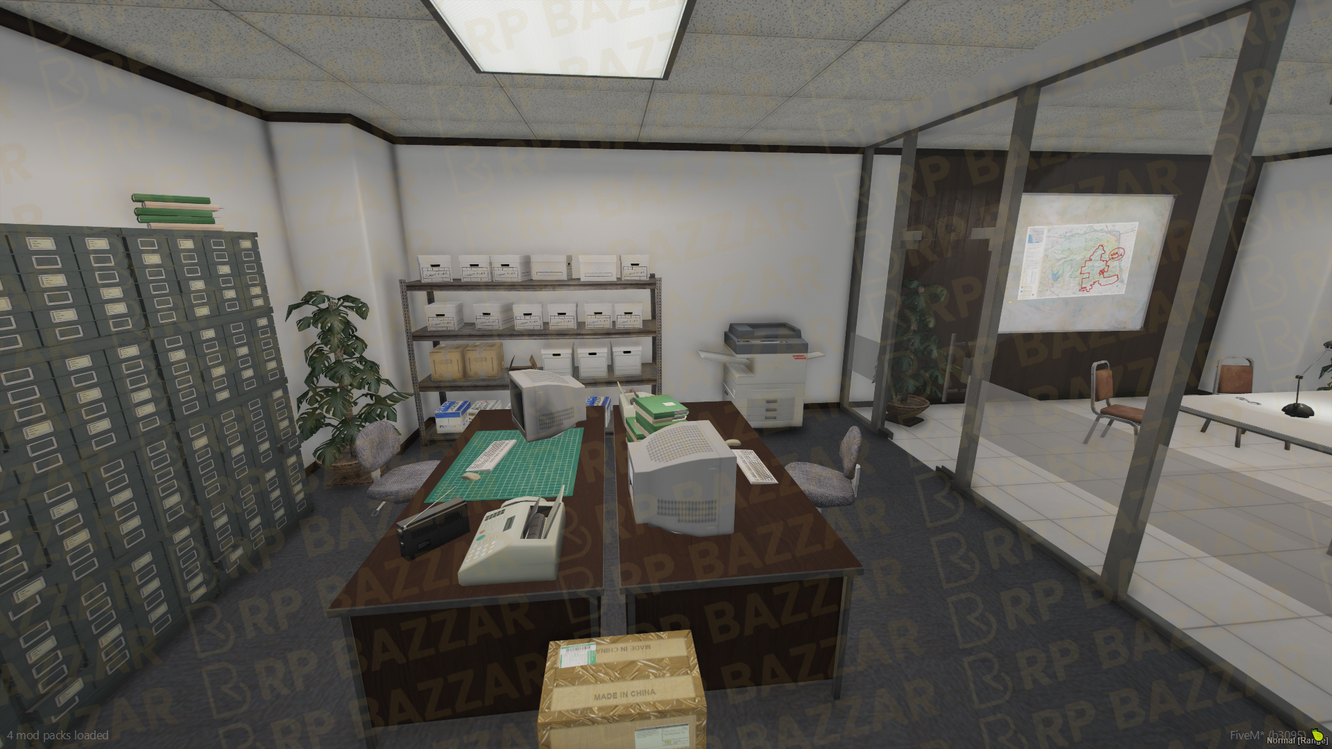 Urban Police Station FiveM MLO — GTA RP Interior — ESX QB QBOX — RPBazzar