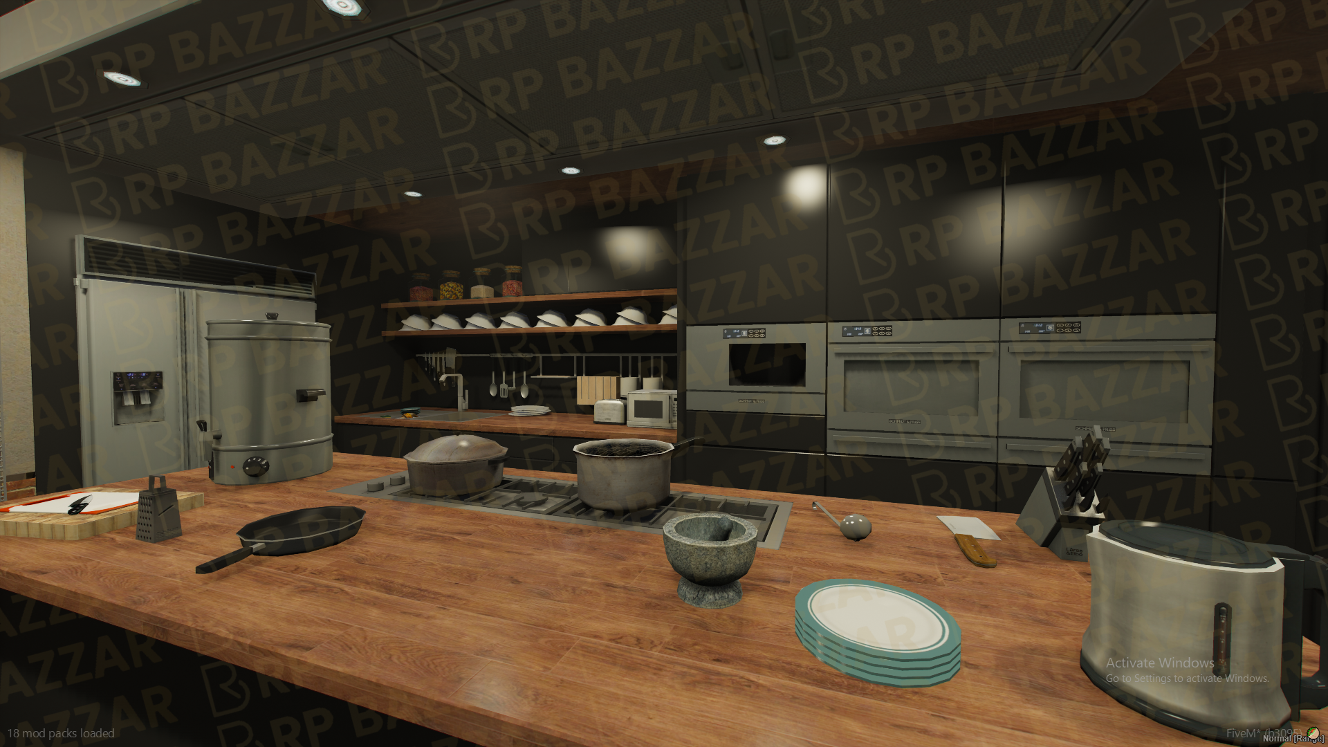 Rustic Restaurant FiveM MLO — GTA RP Interior — ESX QB QBOX — RPBazzar