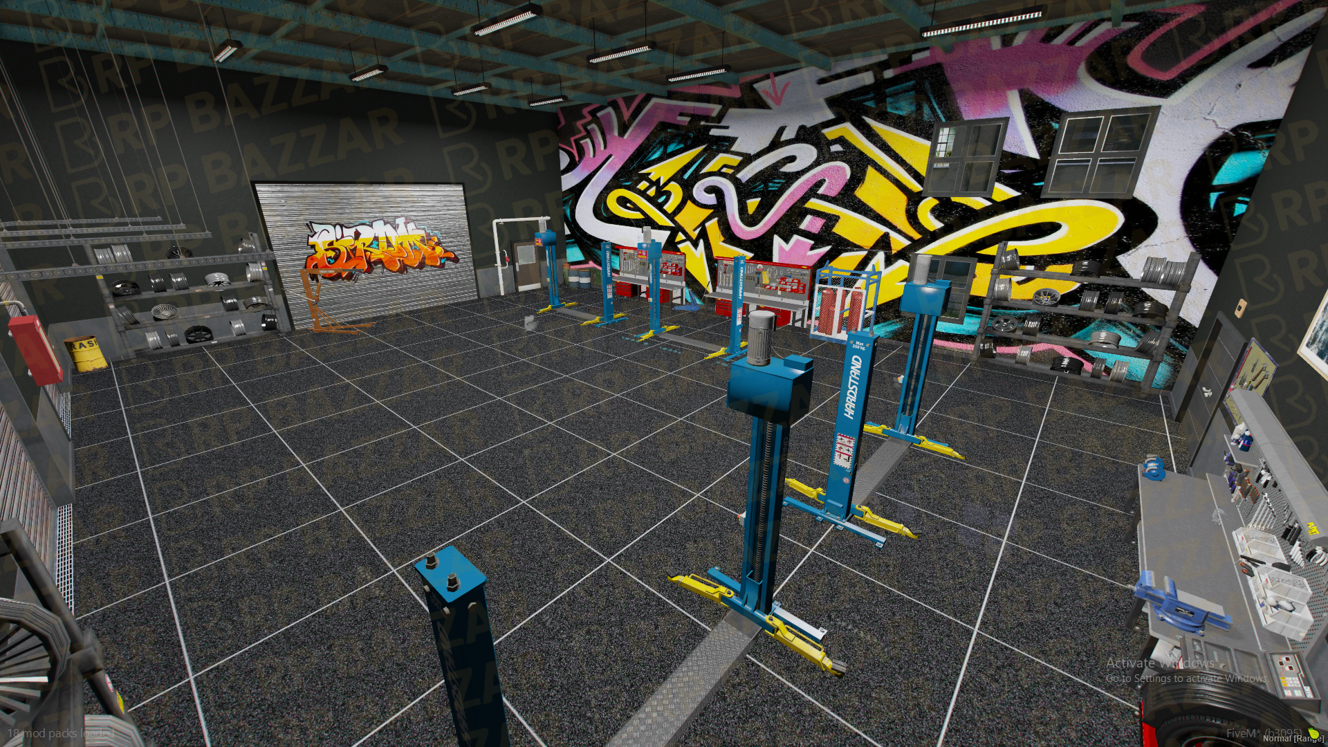 Street Mechanic Shop FiveM MLO — GTA RP Interior — ESX QB QBOX — RPBazzar
