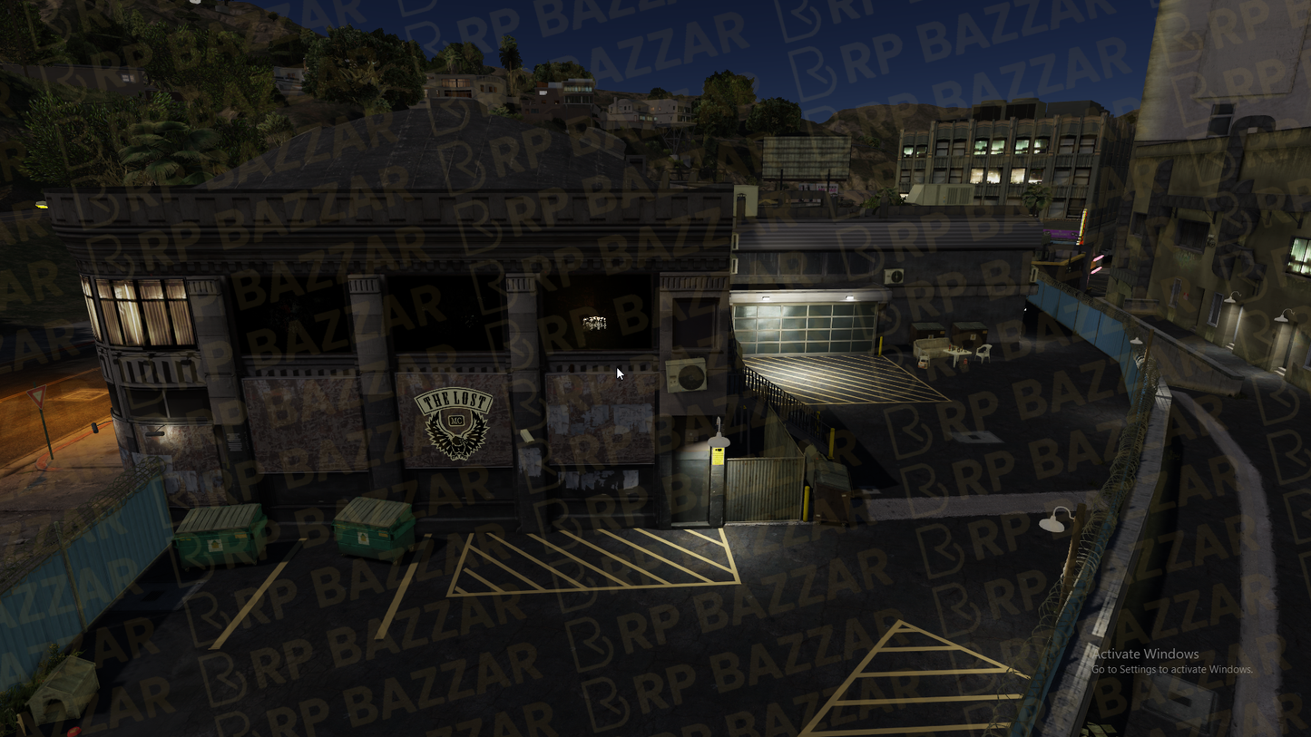 Gritty Gang Alley FiveM MLO — GTA RP Interior — ESX QB QBOX — RPBazzar