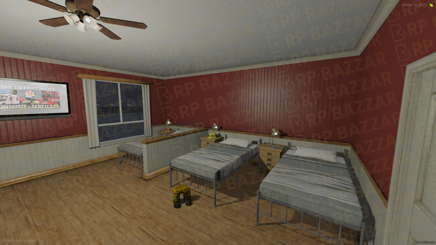 Downtown Fire Department FiveM MLO — GTA RP Interior — ESX QB QBOX — RPBazzar