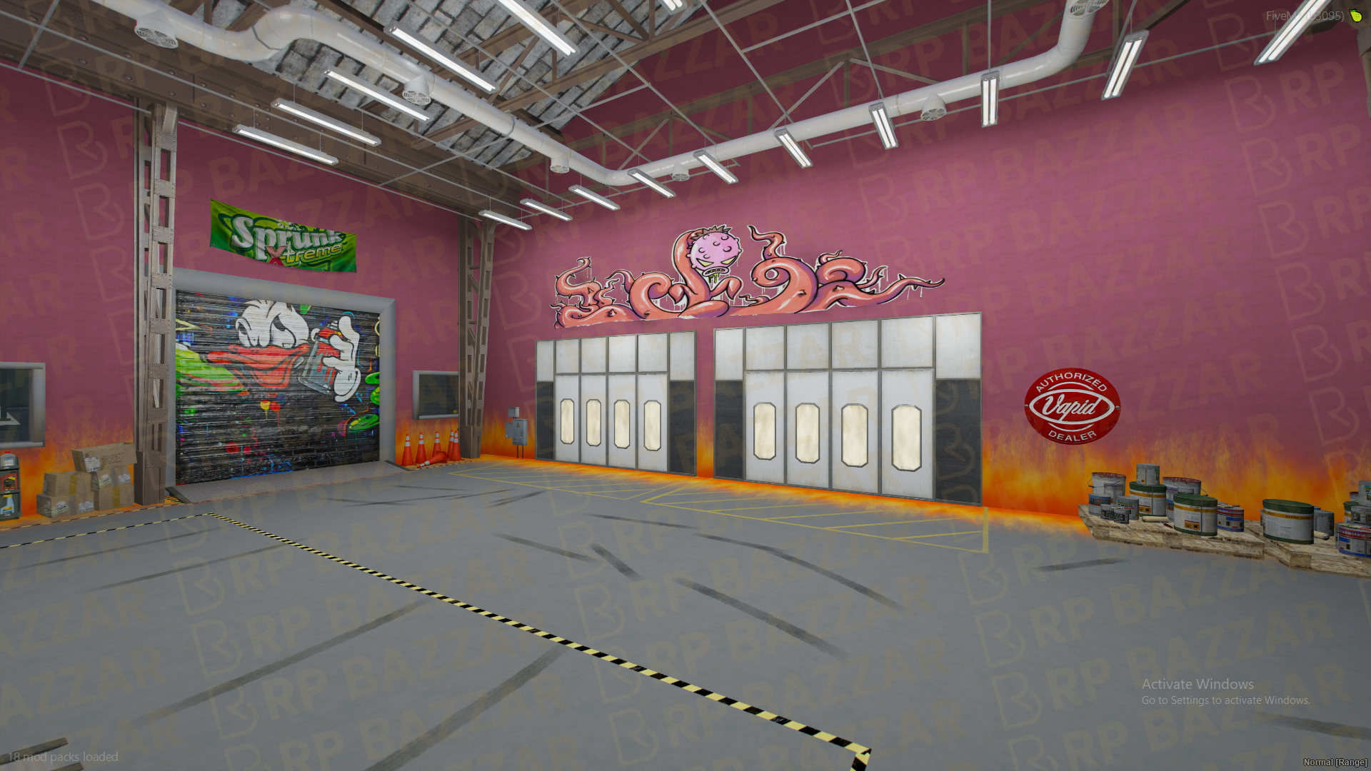 Highrise Mechanic Shop FiveM MLO — GTA RP Interior — ESX QB QBOX — RPBazzar