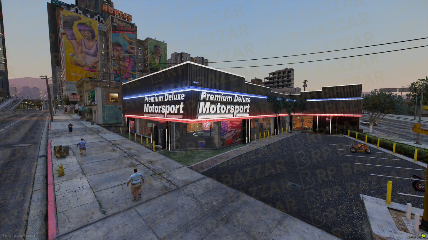 Apex Vehicle Shop FiveM MLO — GTA RP Interior — ESX QB QBOX — RPBazzar