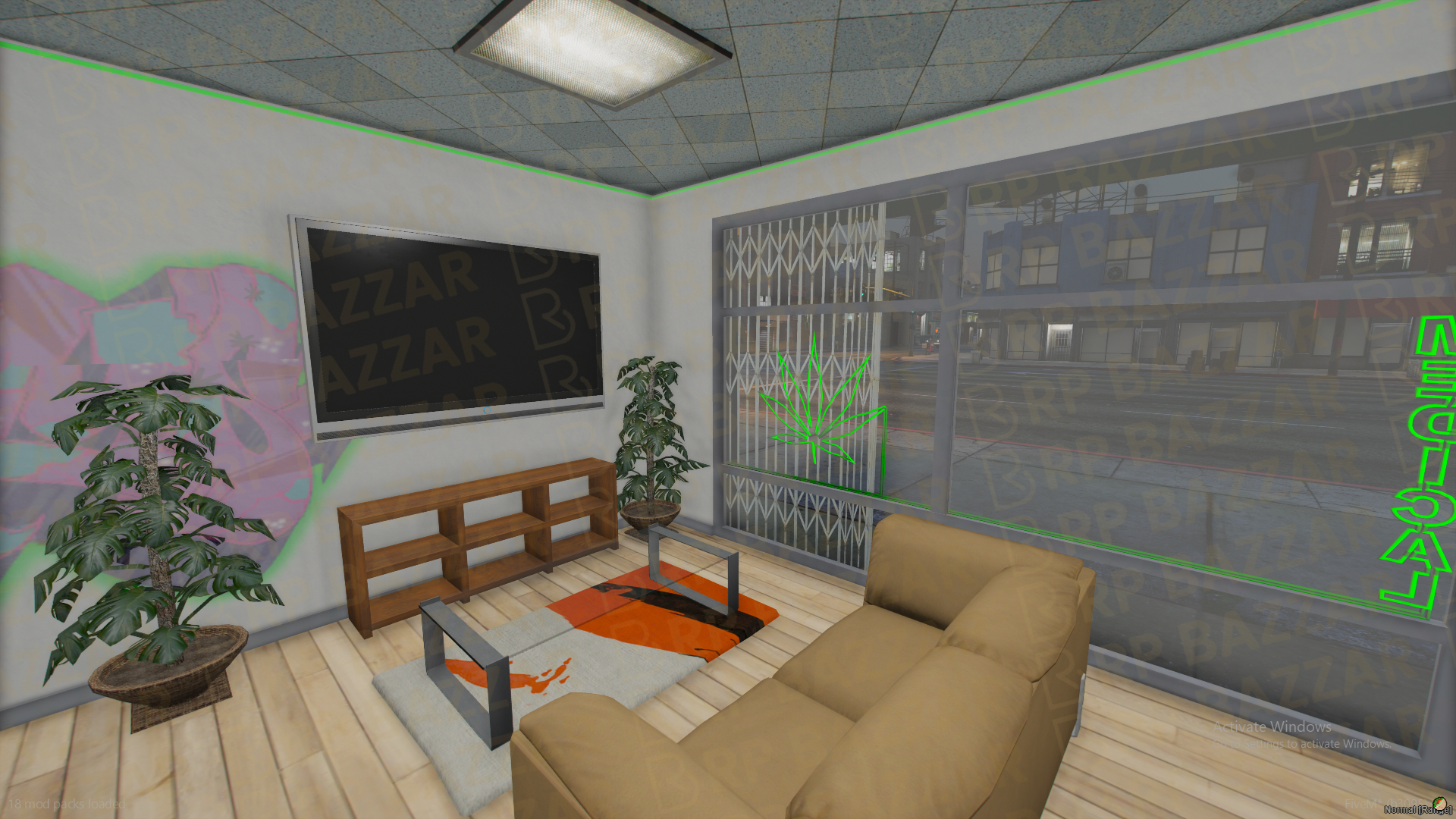 Hidden Weed Store FiveM MLO — GTA RP Interior — ESX QB QBOX — RPBazzar
