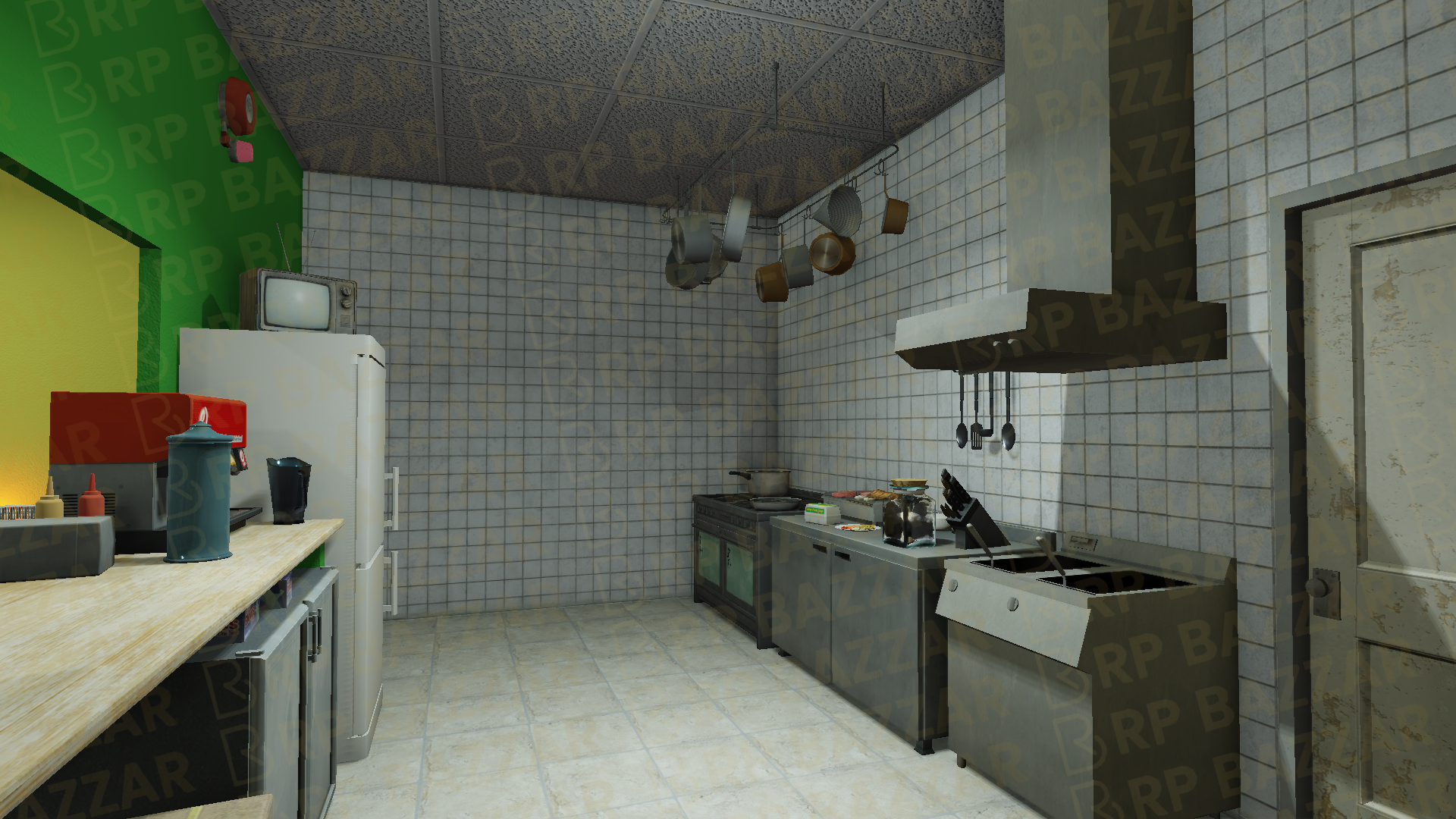 Vintage Eatery FiveM MLO — GTA RP Interior — ESX QB QBOX — RPBazzar