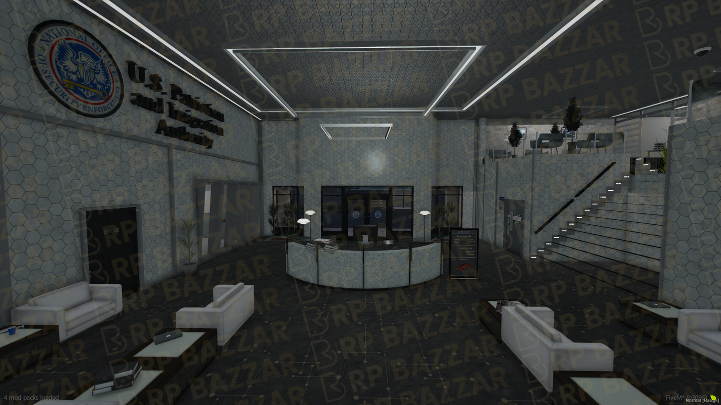 Northside Police Station FiveM MLO — GTA RP Interior — ESX QB QBOX — RPBazzar