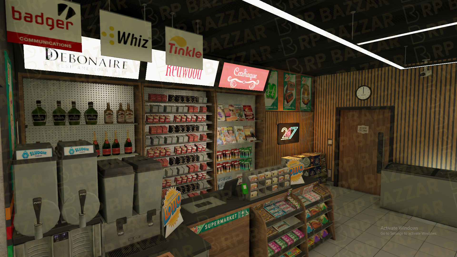 Downtown 24-7 Store FiveM MLO — GTA RP Interior — ESX QB QBOX — RPBazzar