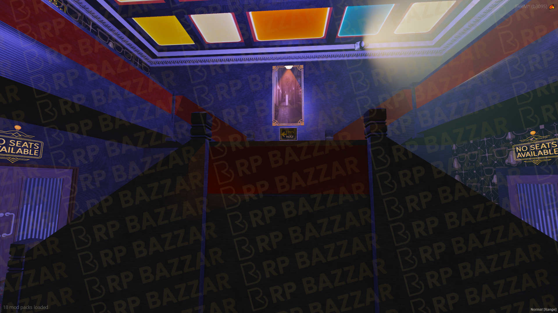 Retro Cinema FiveM MLO — GTA RP Interior — ESX QB QBOX — RPBazzar