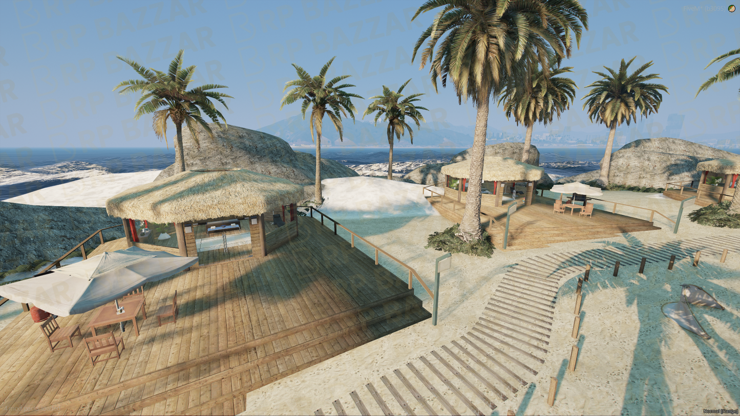 Remote Island FiveM MLO — GTA RP Interior — ESX QB QBOX — RPBazzar