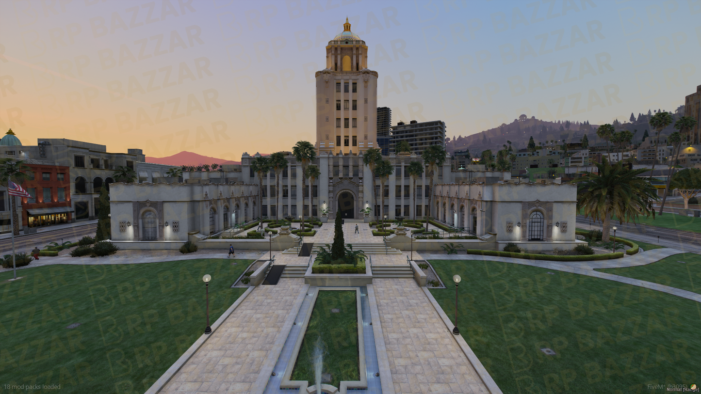 Classic City Hall FiveM MLO — GTA RP Interior — ESX QB QBOX — RPBazzar