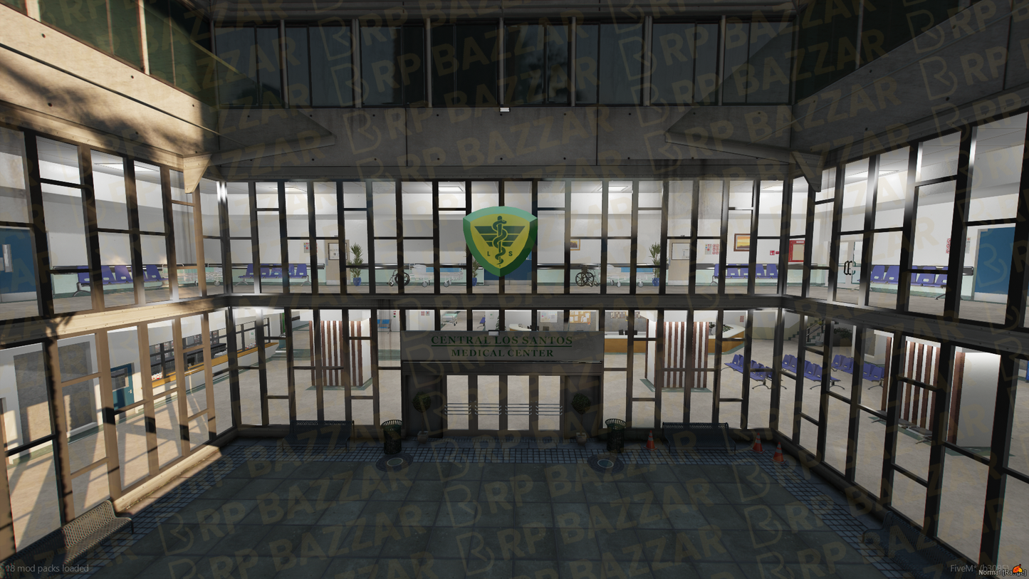 Riverside Hospital FiveM MLO — GTA RP Interior — ESX QB QBOX — RPBazzar