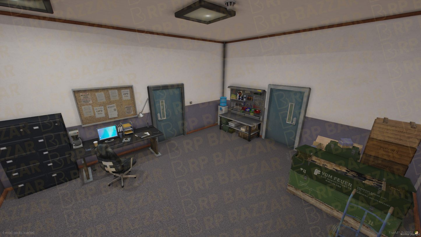 Fortified Prison FiveM MLO — GTA RP Interior — ESX QB QBOX — RPBazzar