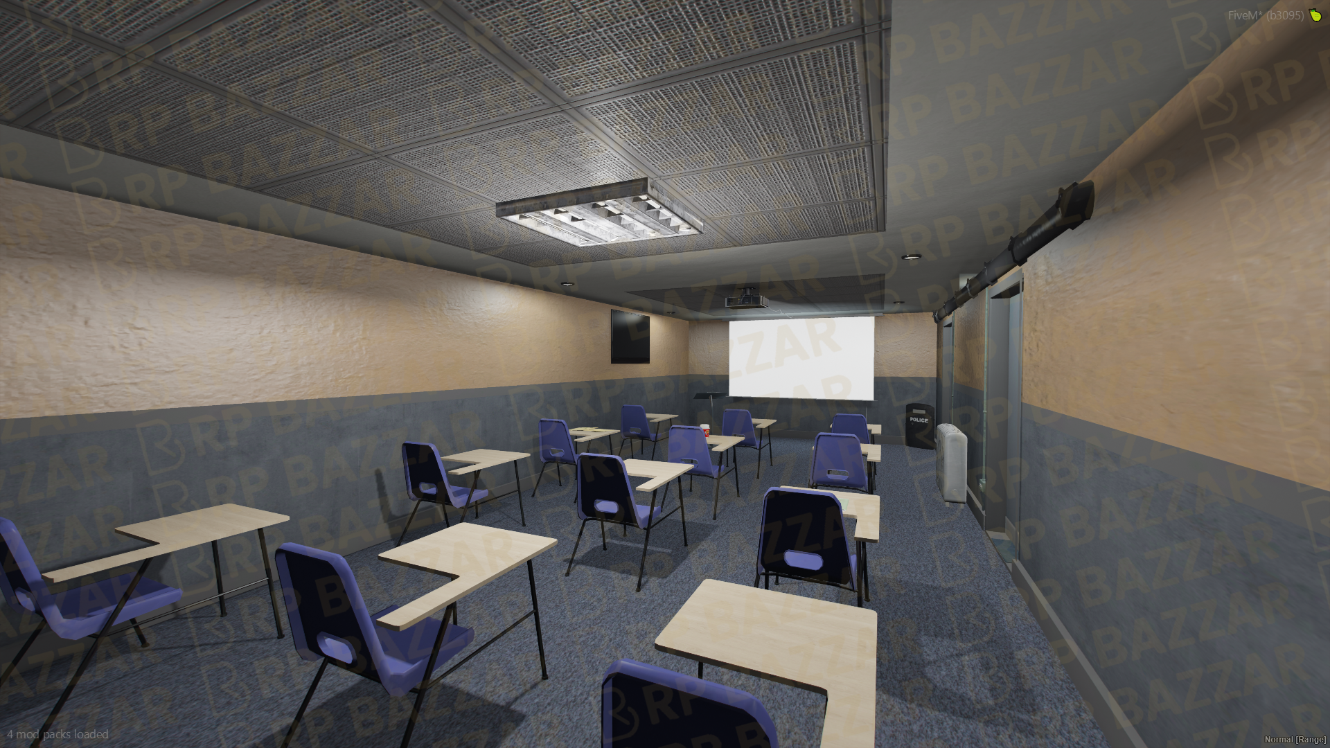 Riverside Police Station FiveM MLO — GTA RP Interior — ESX QB QBOX — RPBazzar