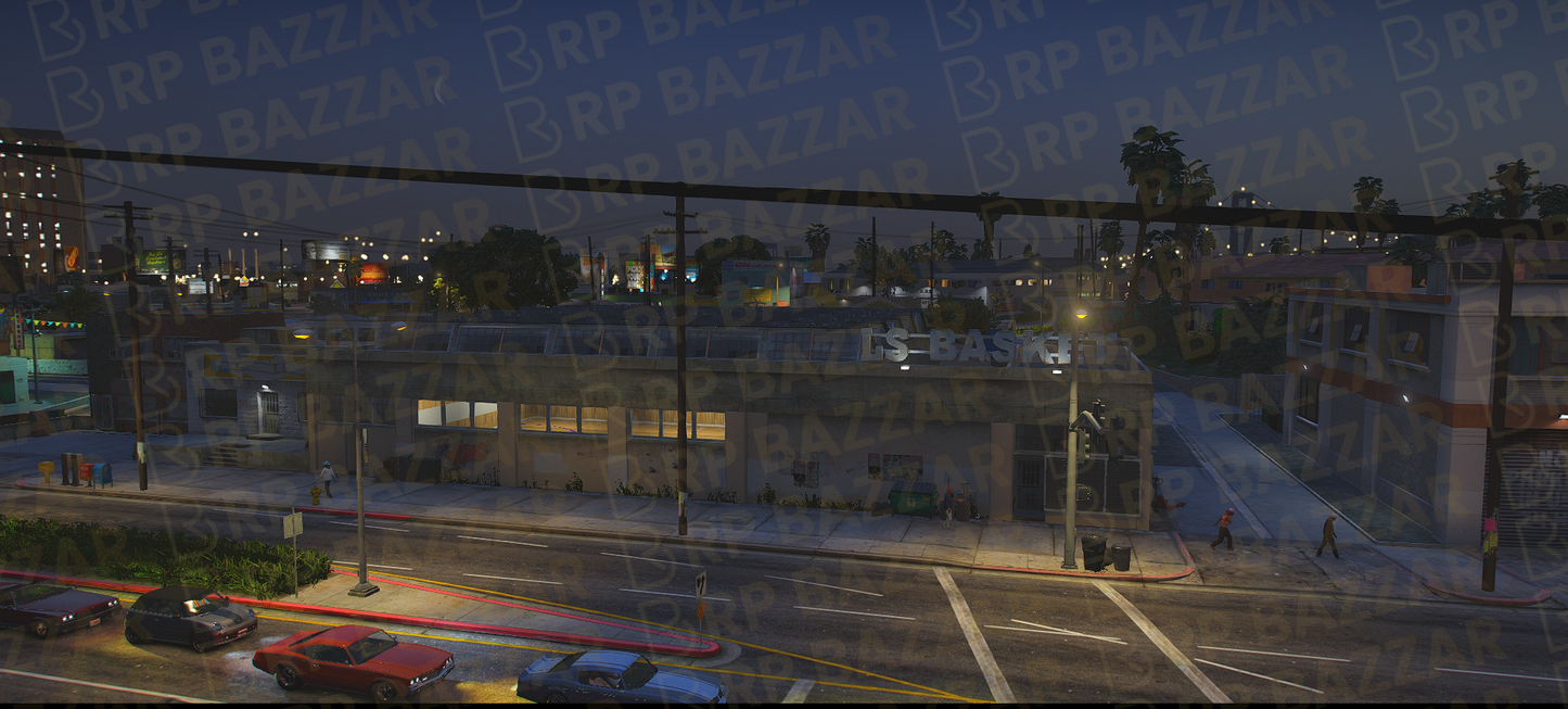 Community Sports Court FiveM MLO — GTA RP Interior — ESX QB QBOX — RPBazzar