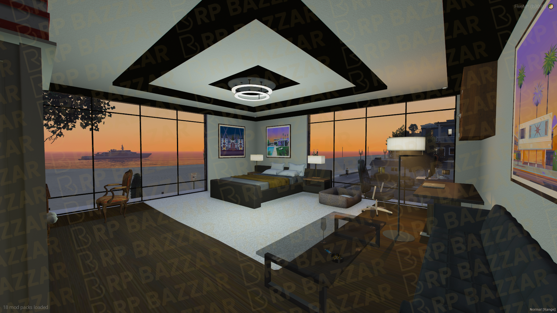 Coastal Mansion FiveM MLO — GTA RP Interior — ESX QB QBOX — RPBazzar