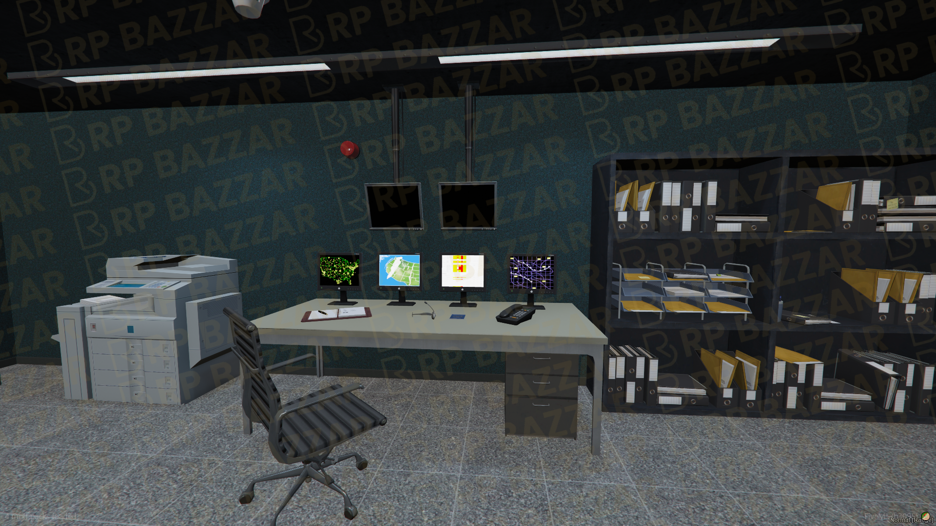 Federal Police Station FiveM MLO — GTA RP Interior — ESX QB QBOX — RPBazzar