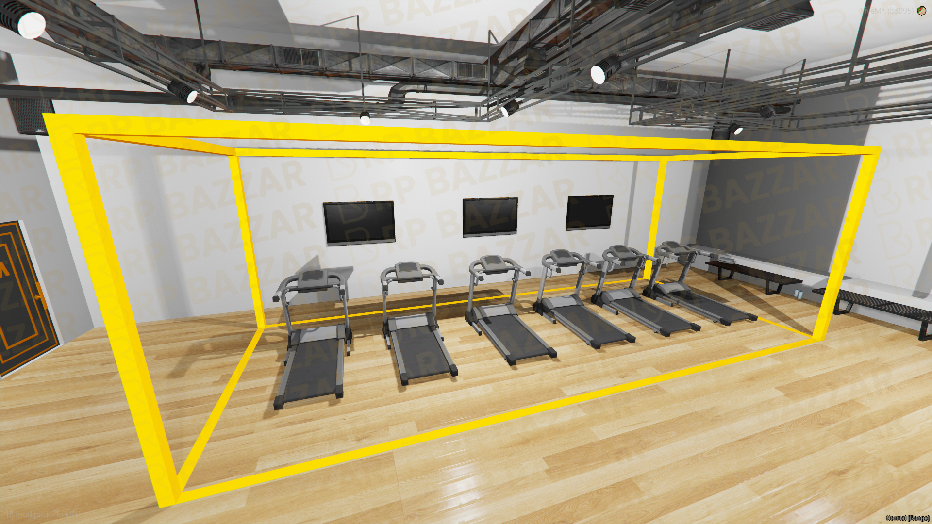 Iron Gyms & Fitness FiveM MLO — GTA RP Interior — ESX QB QBOX — RPBazzar