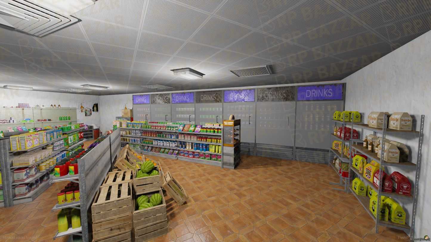 Premium 24-7 Store FiveM MLO — GTA RP Interior — ESX QB QBOX — RPBazzar