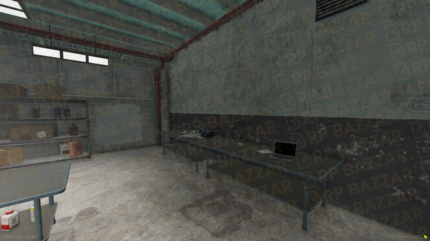 Vault Drug Lab FiveM MLO — GTA RP Interior — ESX QB QBOX — RPBazzar
