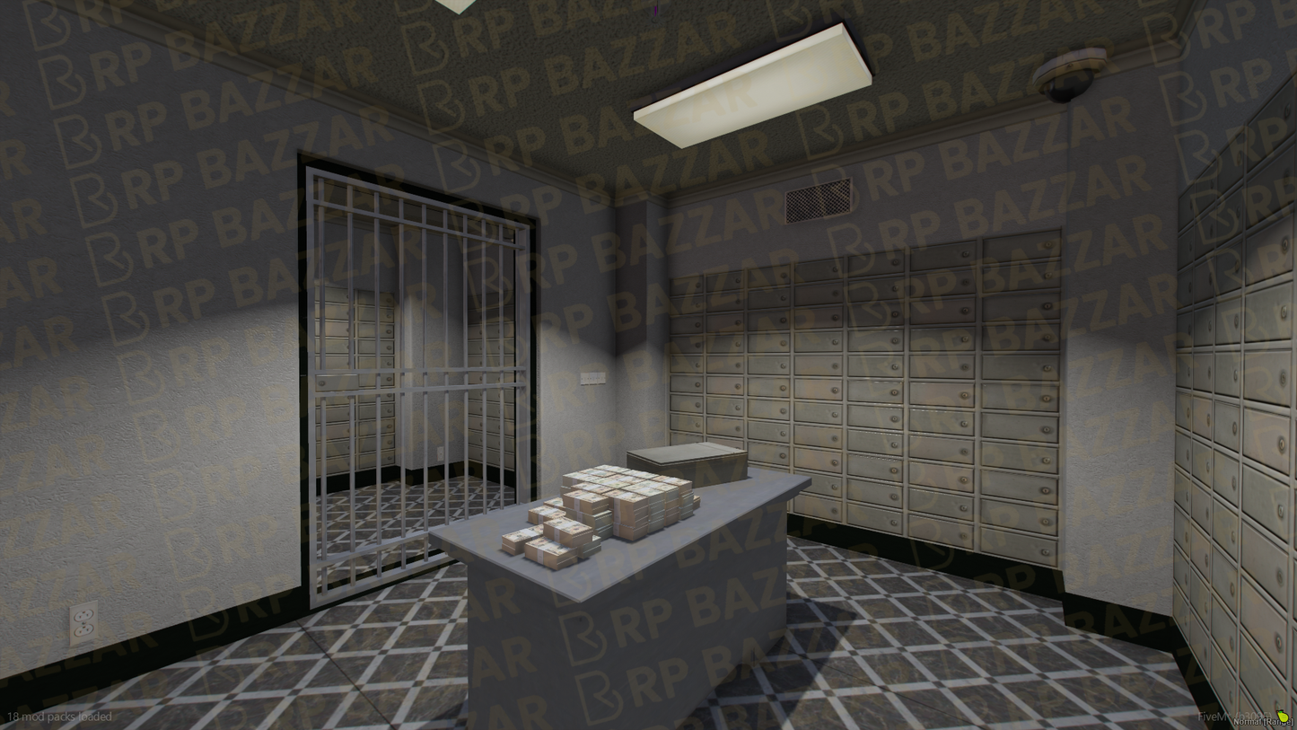 Vault Bank FiveM MLO — GTA RP Interior — ESX QB QBOX — RPBazzar