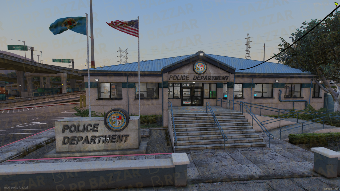 Westside Police Station FiveM MLO — GTA RP Interior — ESX QB QBOX — RPBazzar