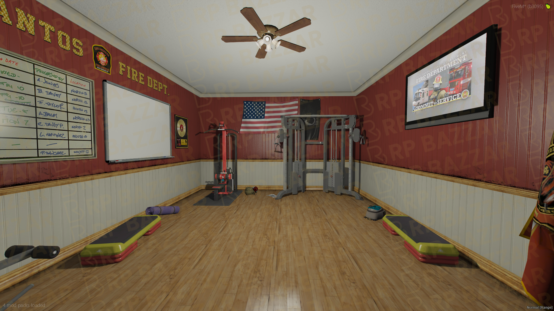 Downtown Fire Department FiveM MLO — GTA RP Interior — ESX QB QBOX — RPBazzar