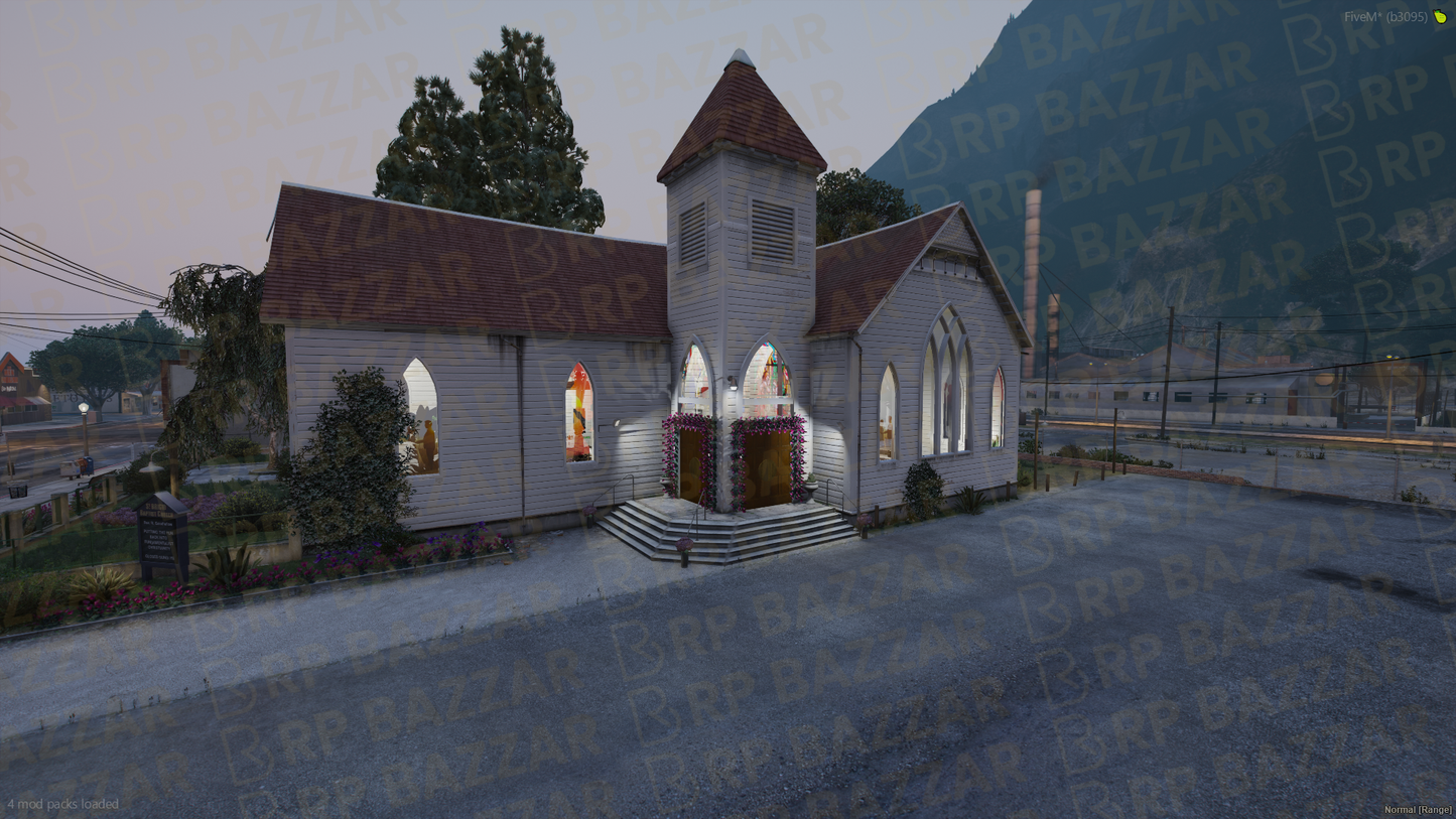 Quiet Church FiveM MLO — GTA RP Interior — ESX QB QBOX — RPBazzar