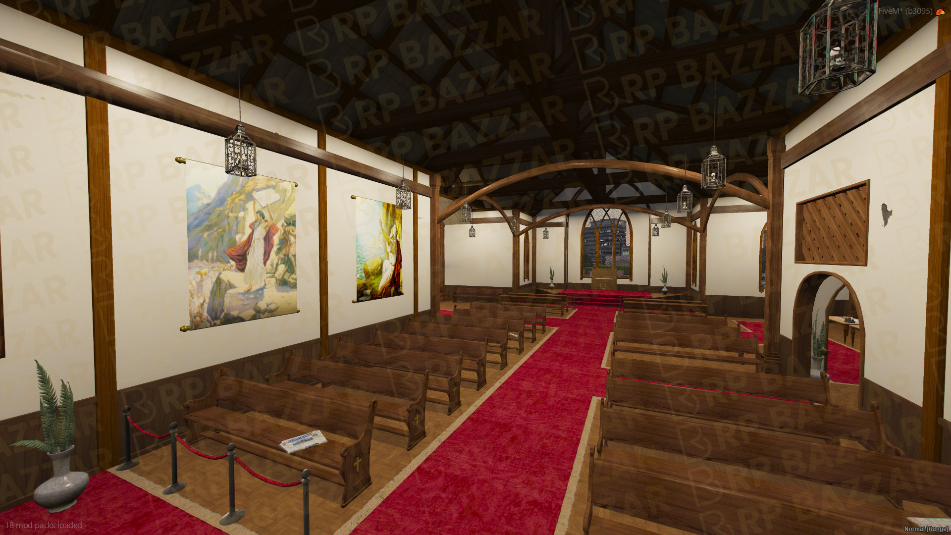Old Church FiveM MLO — GTA RP Interior — ESX QB QBOX — RPBazzar