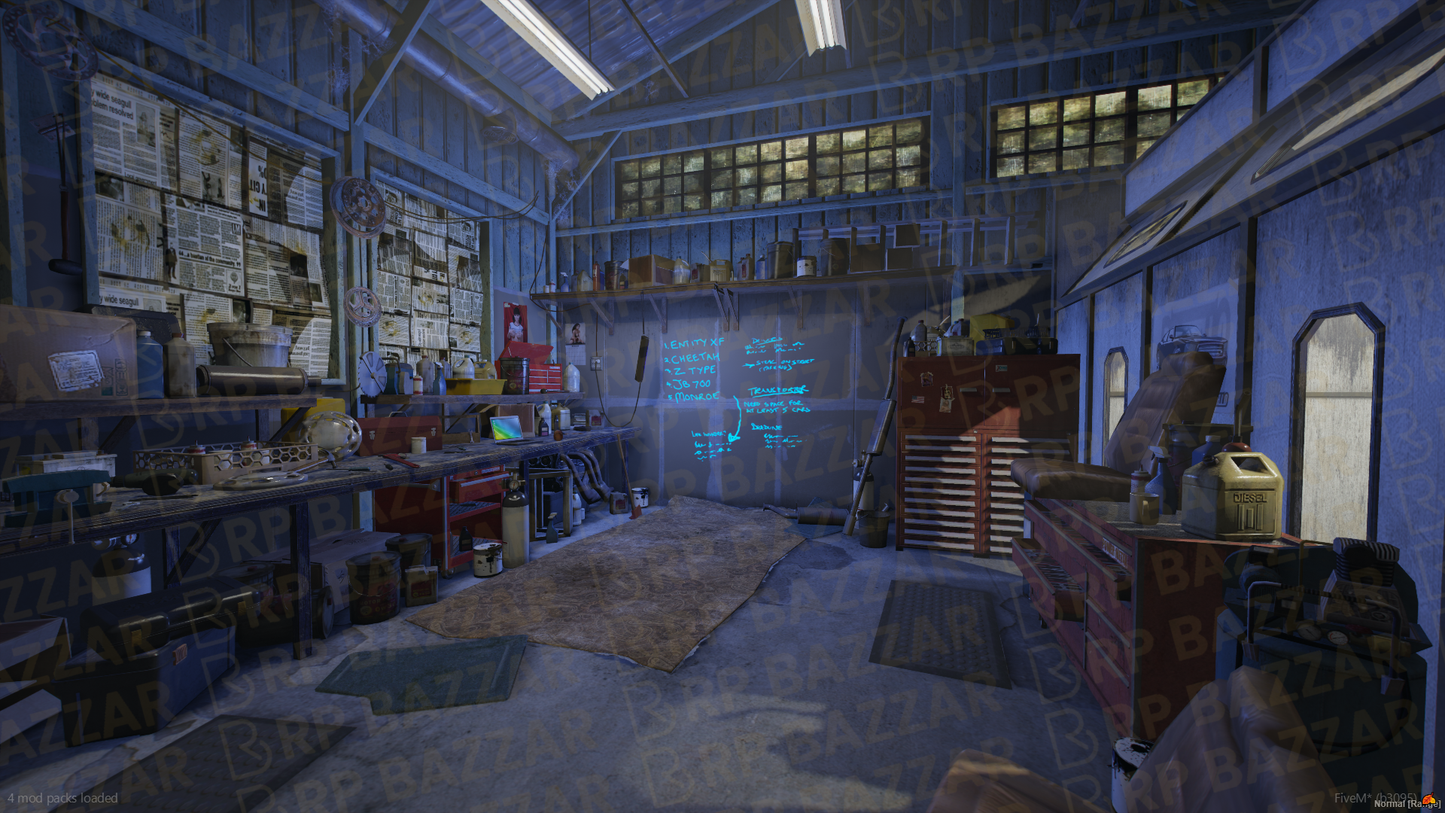 Urban Repair Station FiveM MLO — GTA RP Interior — ESX QB QBOX — RPBazzar