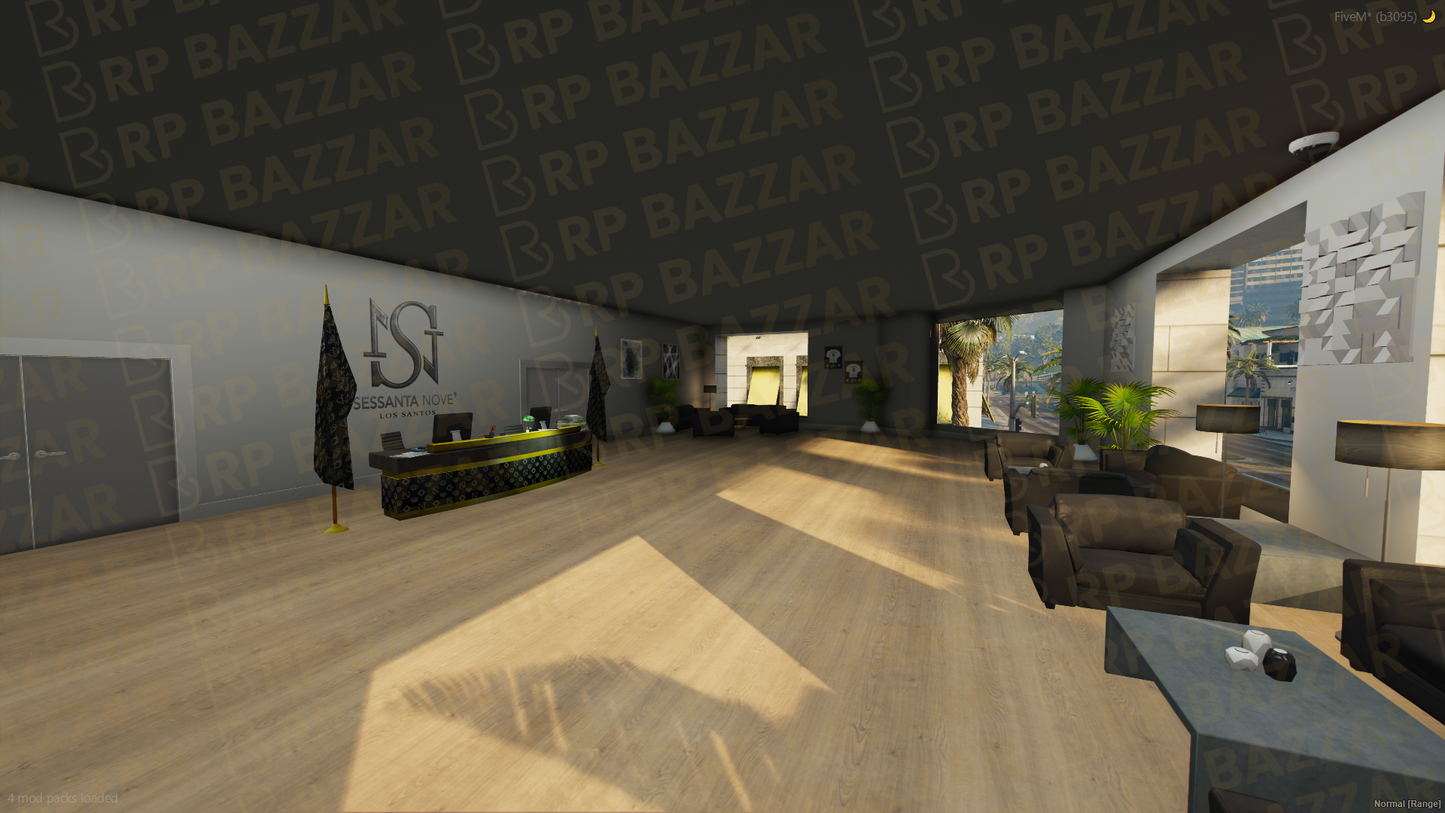 Downtown Shopping Mall FiveM MLO — GTA RP Interior — ESX QB QBOX — RPBazzar