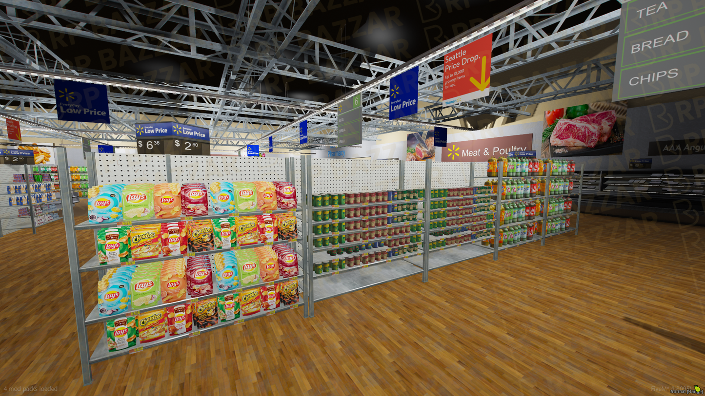 Premium Shopping Mall FiveM MLO — GTA RP Interior — ESX QB QBOX — RPBazzar