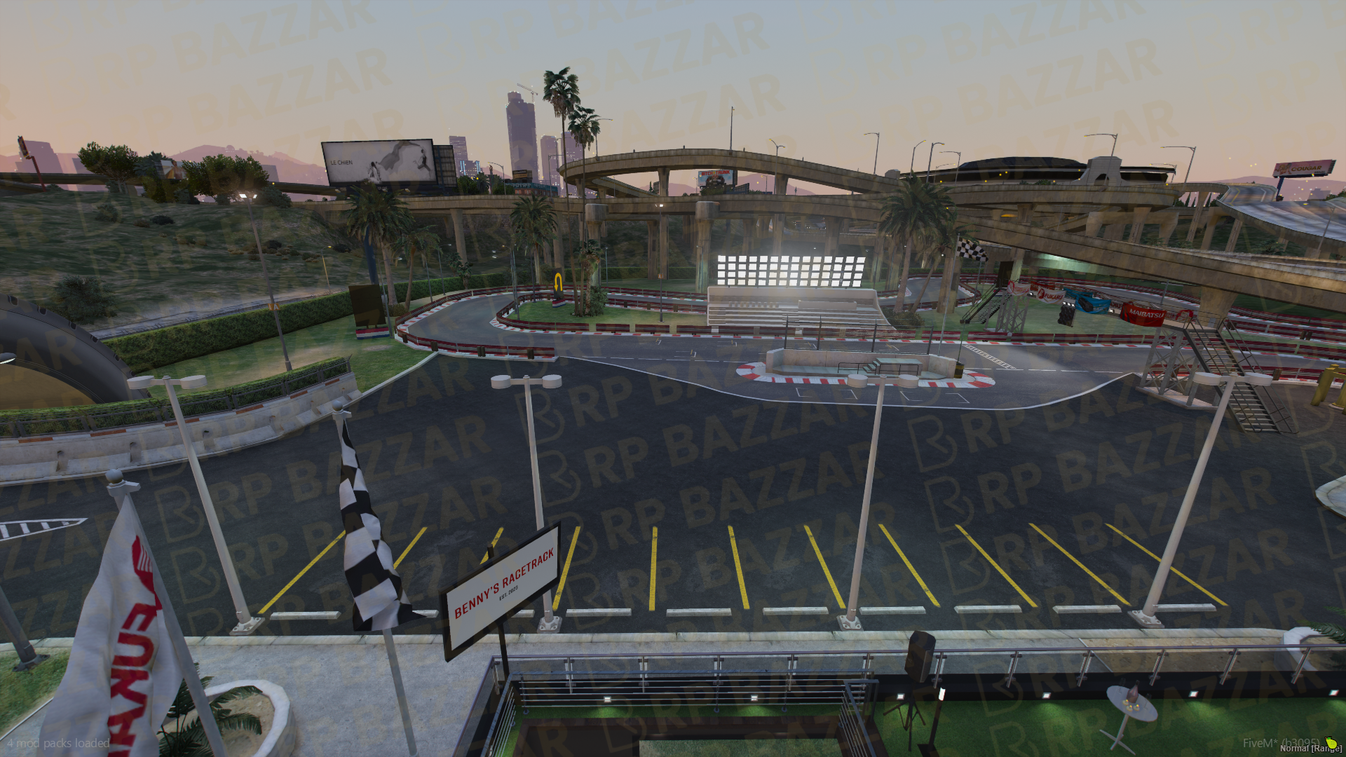 Pro Race Track FiveM MLO — GTA RP Interior — ESX QB QBOX — RPBazzar