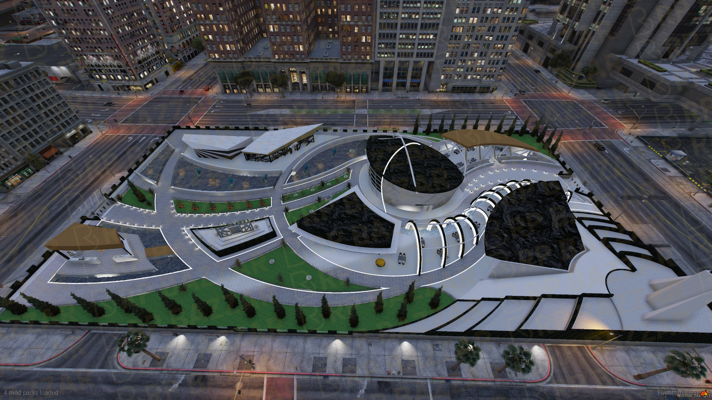 Heritage Legion Square FiveM MLO — GTA RP Interior — ESX QB QBOX — RPBazzar