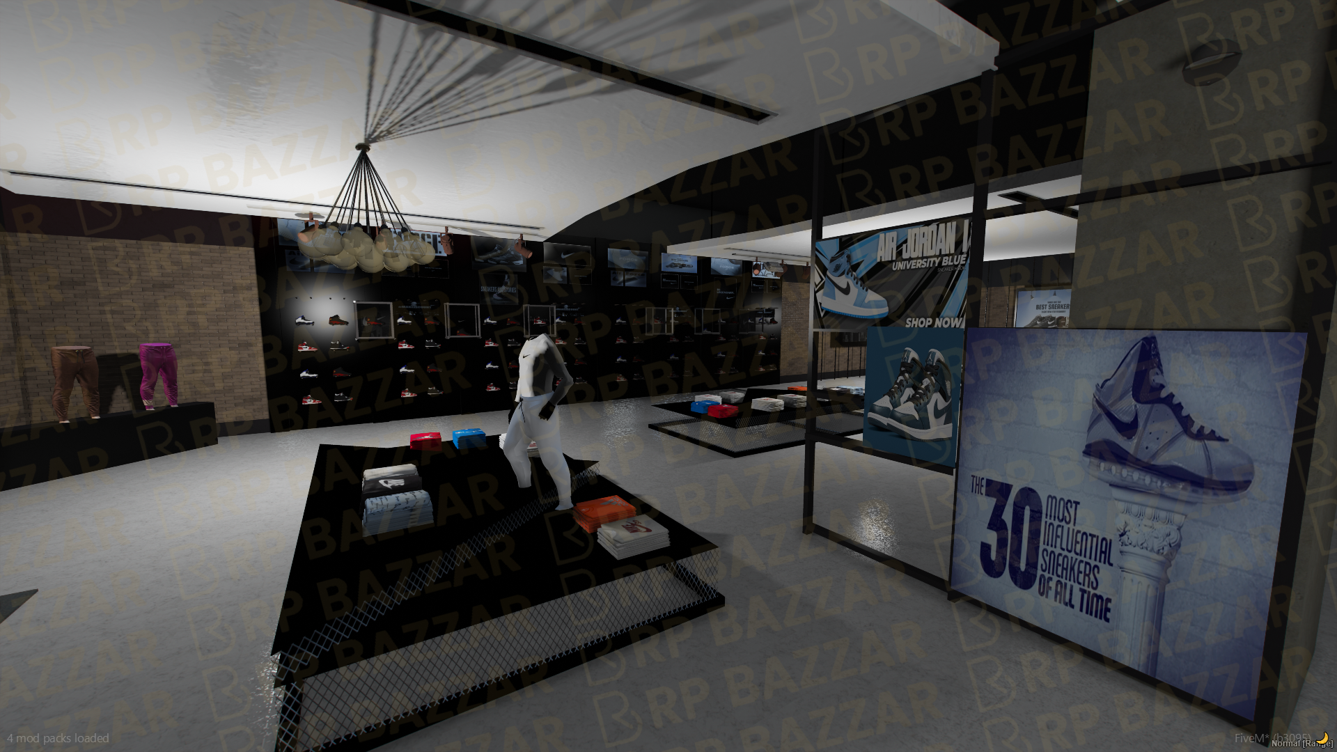 Urban Shopping Mall FiveM MLO — GTA RP Interior — ESX QB QBOX — RPBazzar