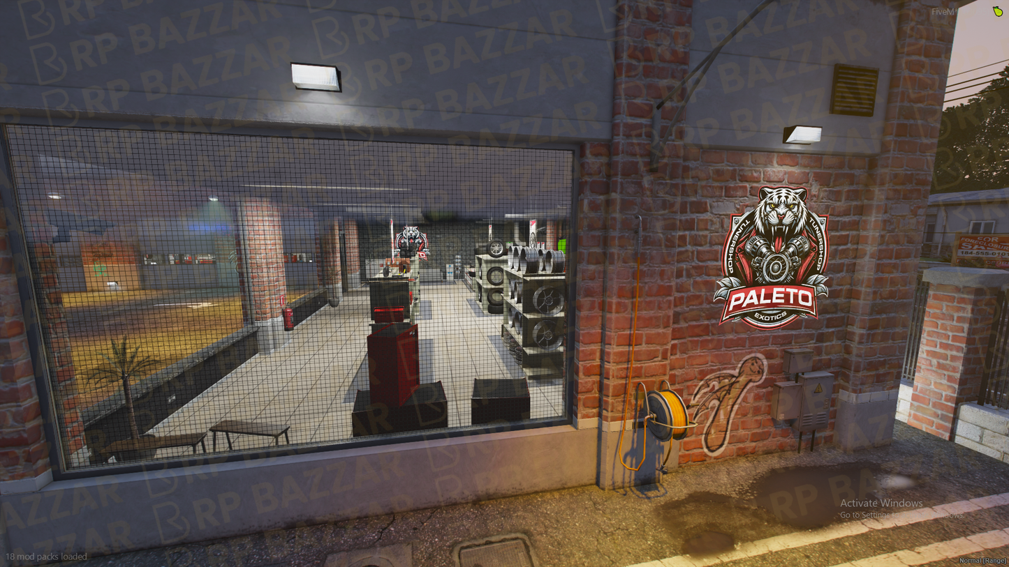 Chop Mechanic Shop FiveM MLO — GTA RP Interior — ESX QB QBOX — RPBazzar
