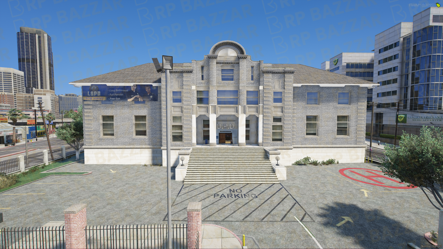 Mountain Police Station FiveM MLO — GTA RP Interior — ESX QB QBOX — RPBazzar