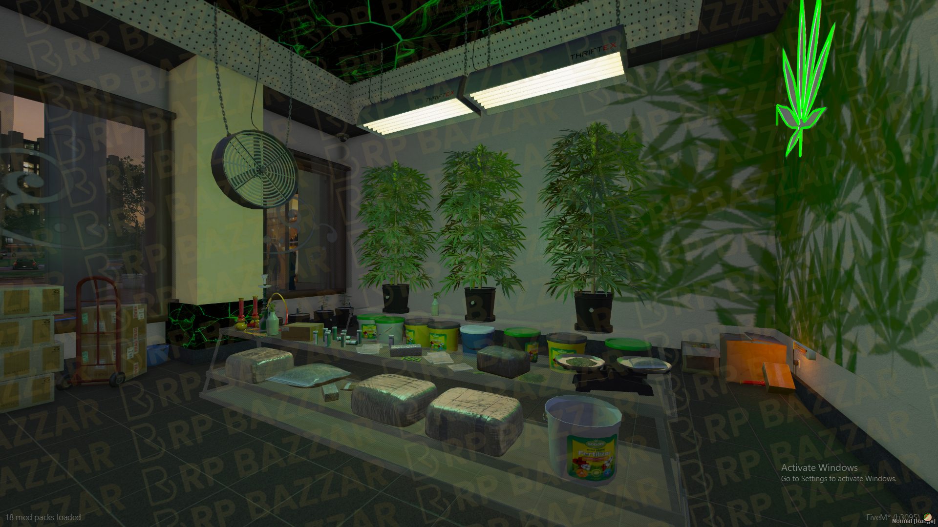 Classic Weed Store FiveM MLO — GTA RP Interior — ESX QB QBOX — RPBazzar