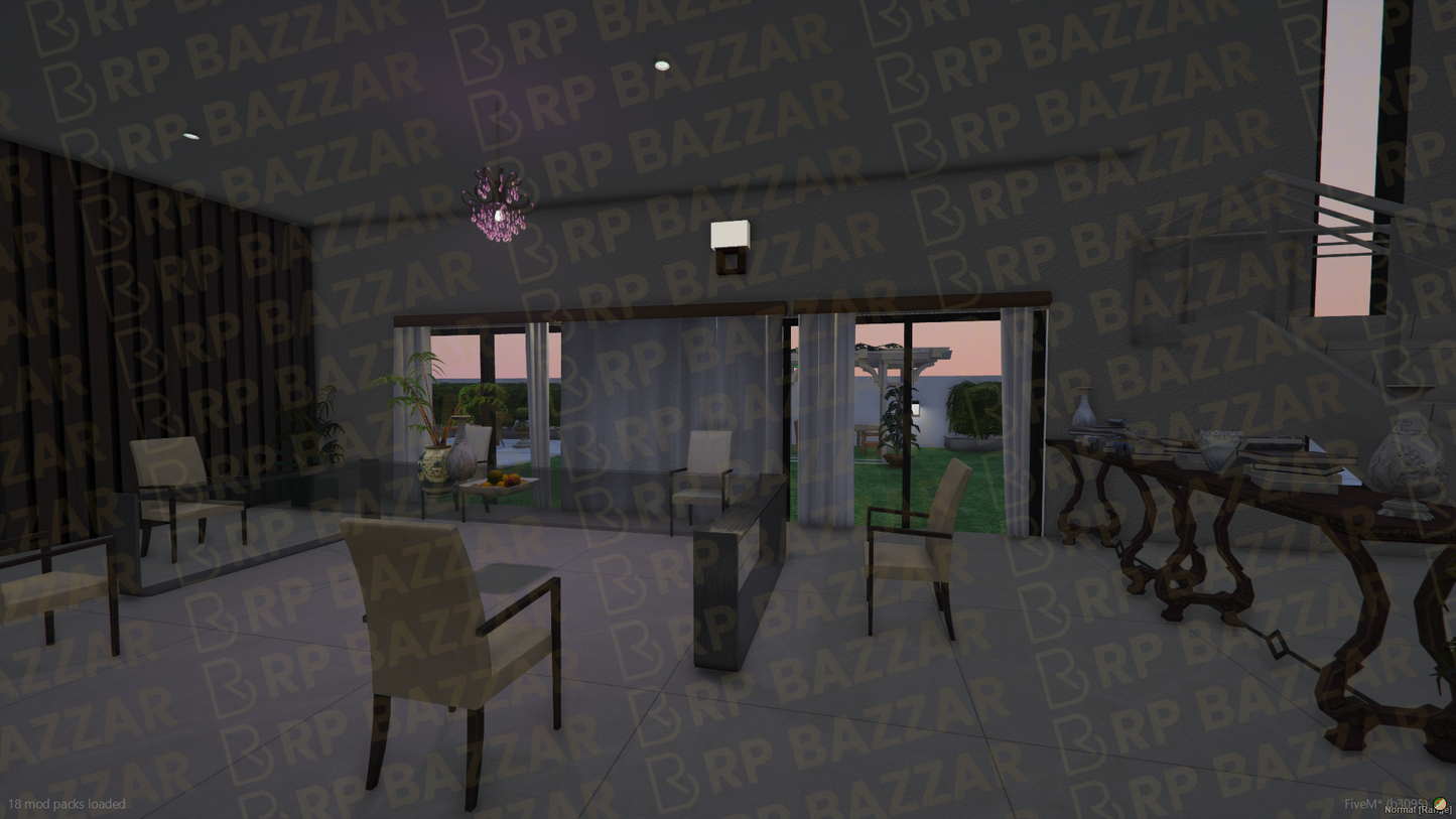 Beachside Mansion FiveM MLO — GTA RP Interior — ESX QB QBOX — RPBazzar