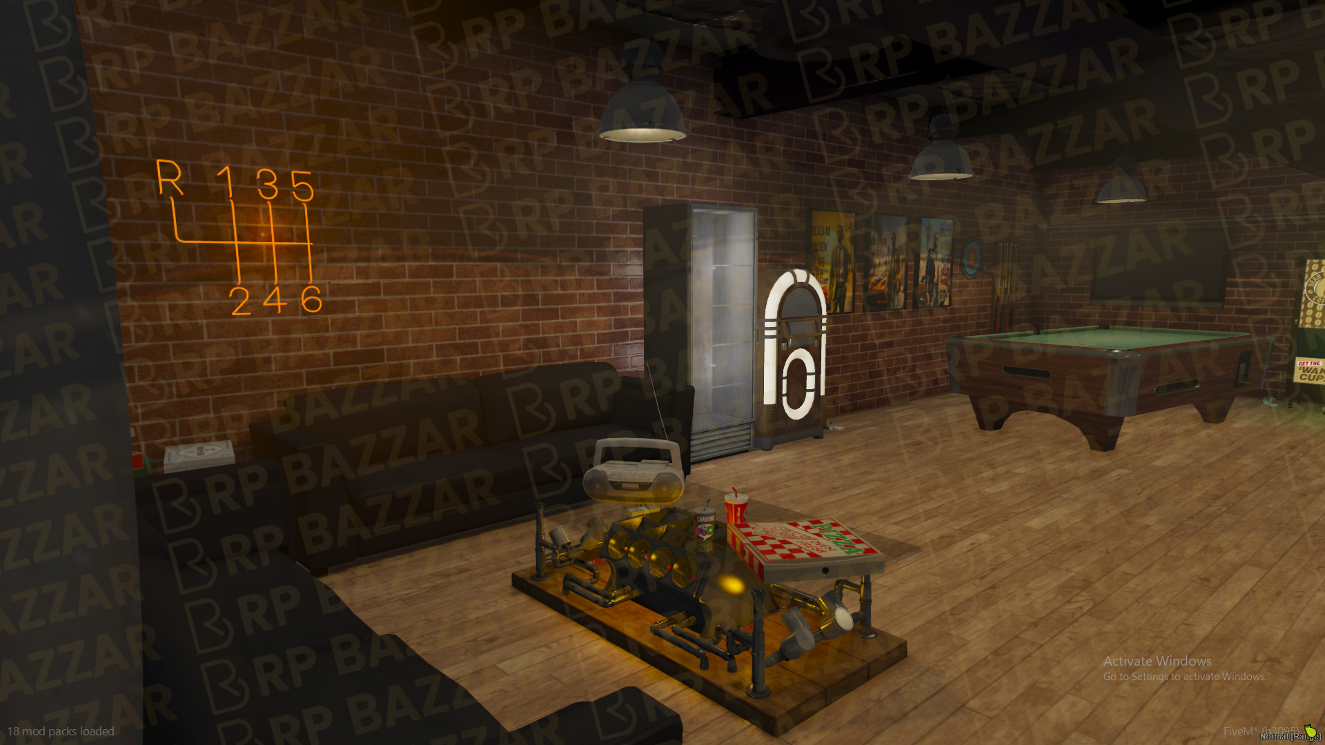 Chrome Mechanic Shop FiveM MLO — GTA RP Interior — ESX QB QBOX — RPBazzar