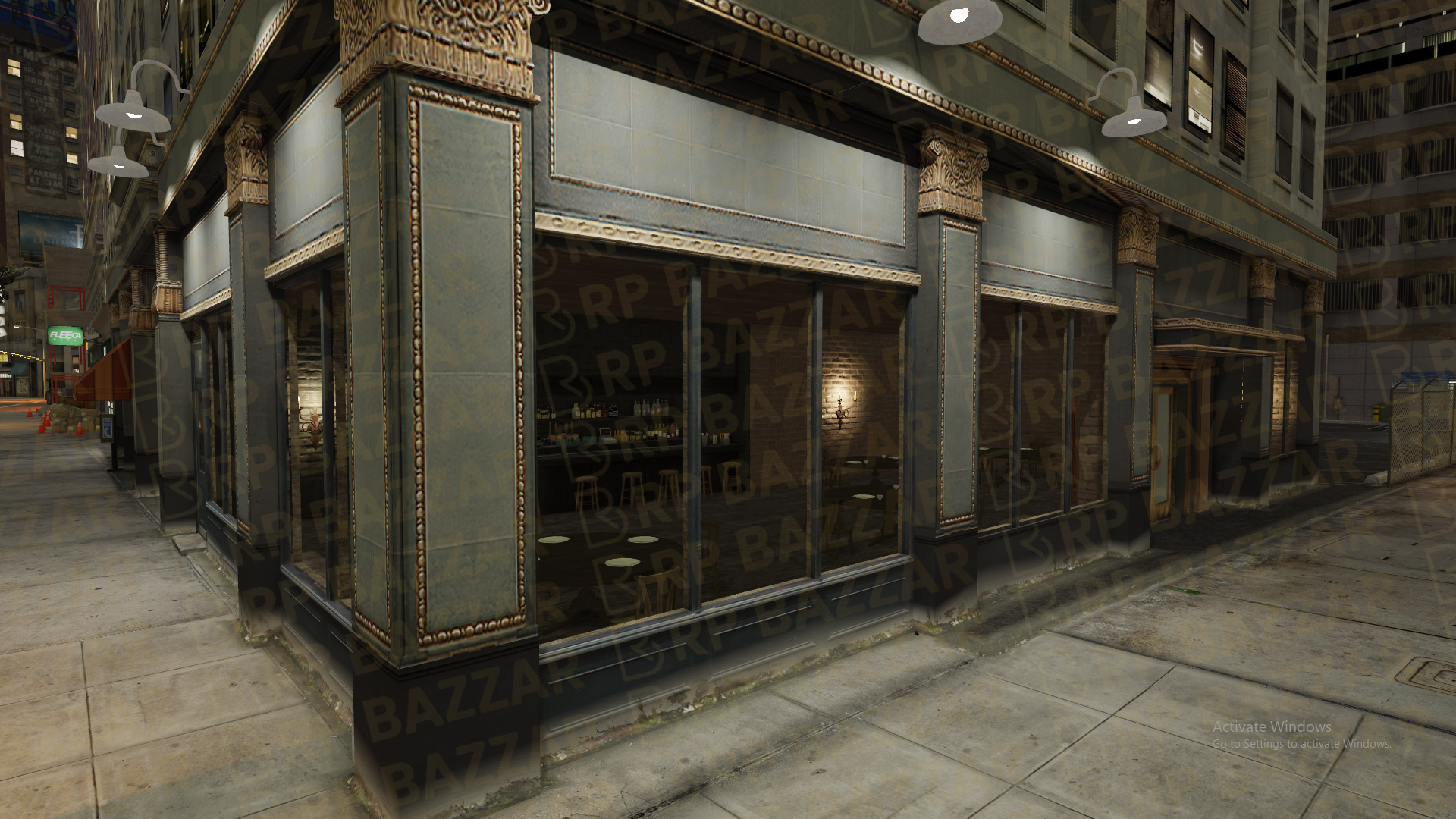 Retro Diner FiveM MLO — GTA RP Interior — ESX QB QBOX — RPBazzar
