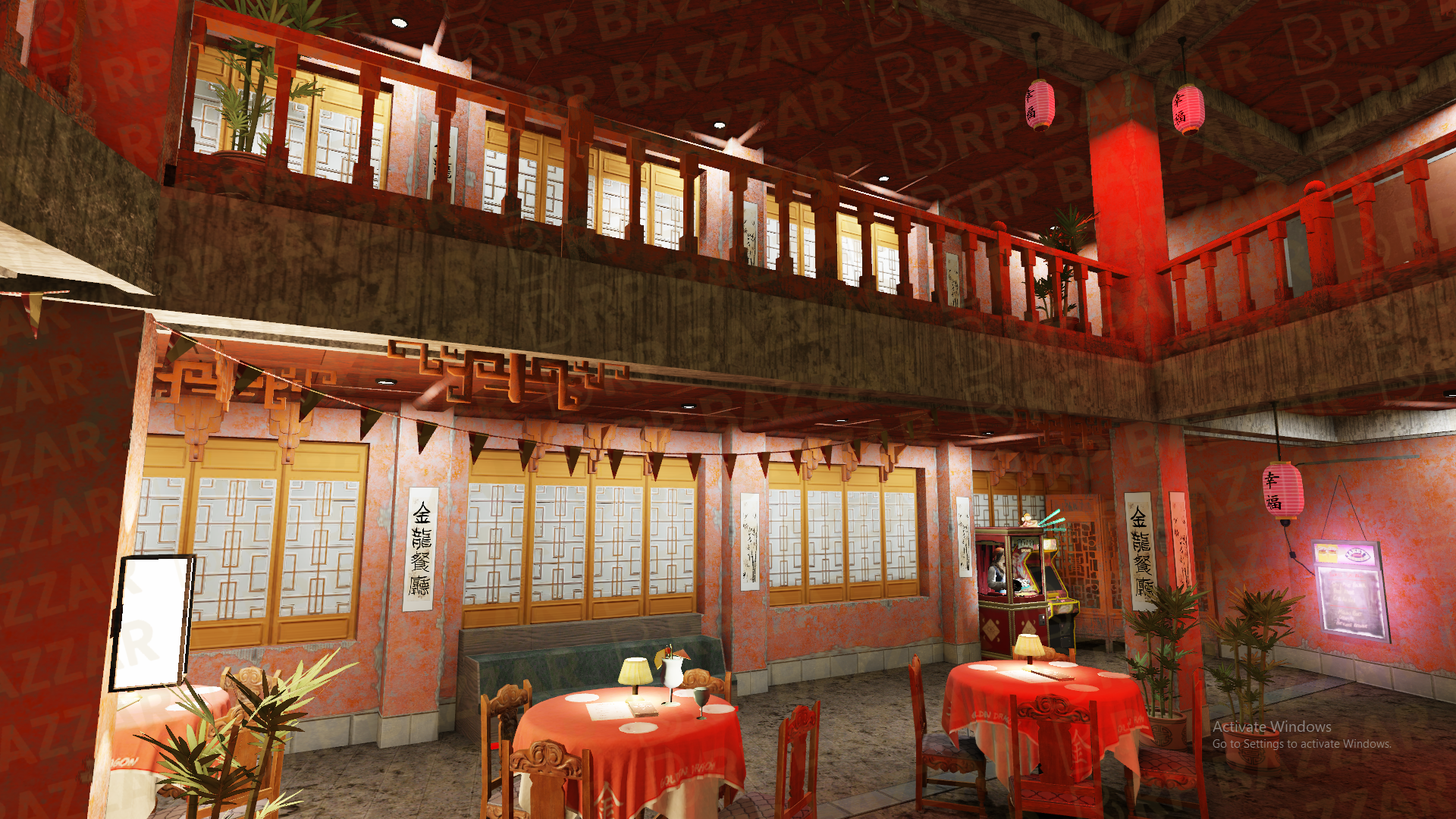 Retro Cantina FiveM MLO — GTA RP Interior — ESX QB QBOX — RPBazzar