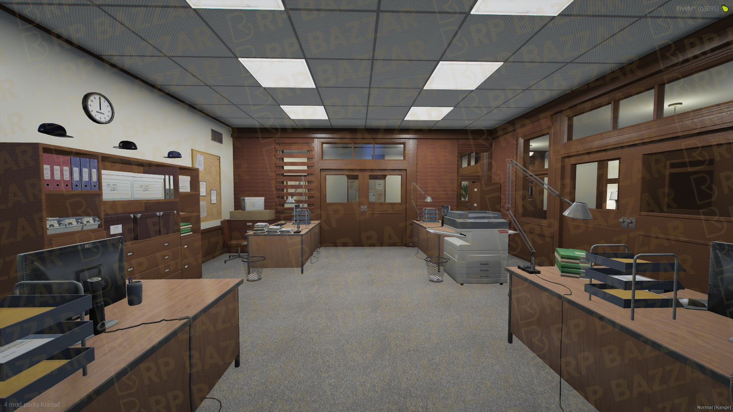 Westside Police Station FiveM MLO — GTA RP Interior — ESX QB QBOX — RPBazzar