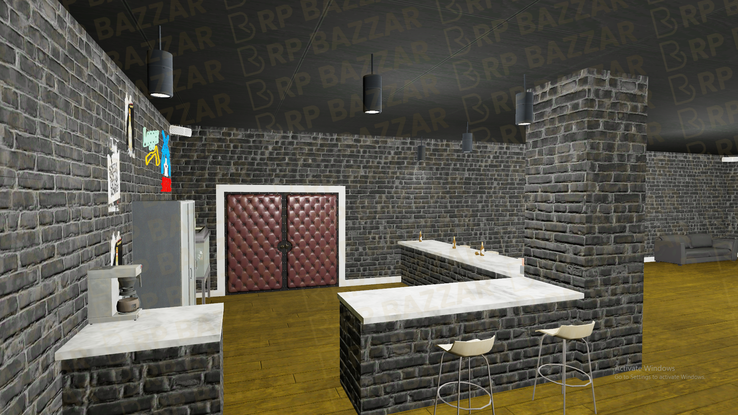 Grand Dining Hall FiveM MLO — GTA RP Interior — ESX QB QBOX — RPBazzar