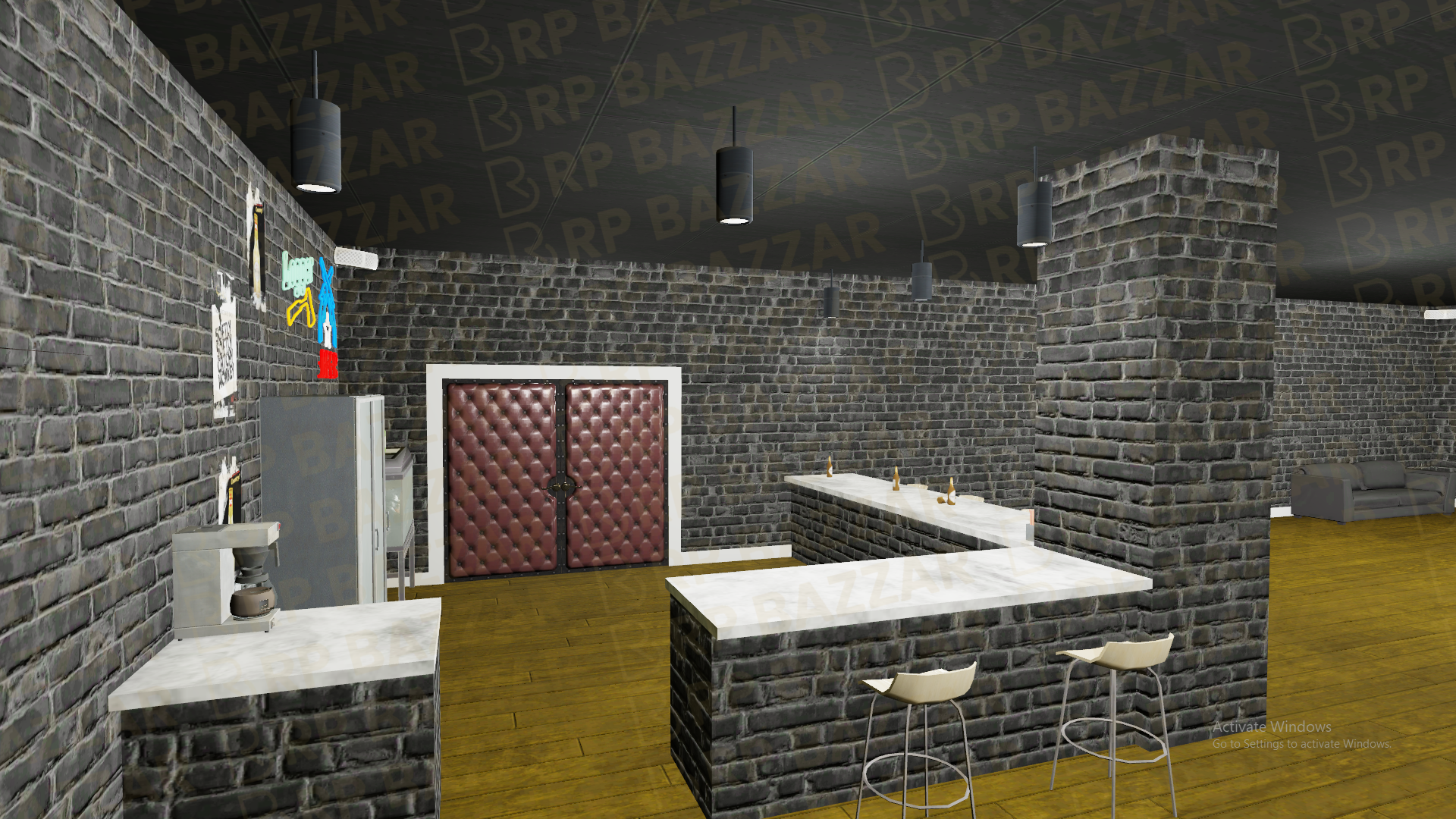 Grand Dining Hall FiveM MLO — GTA RP Interior — ESX QB QBOX — RPBazzar
