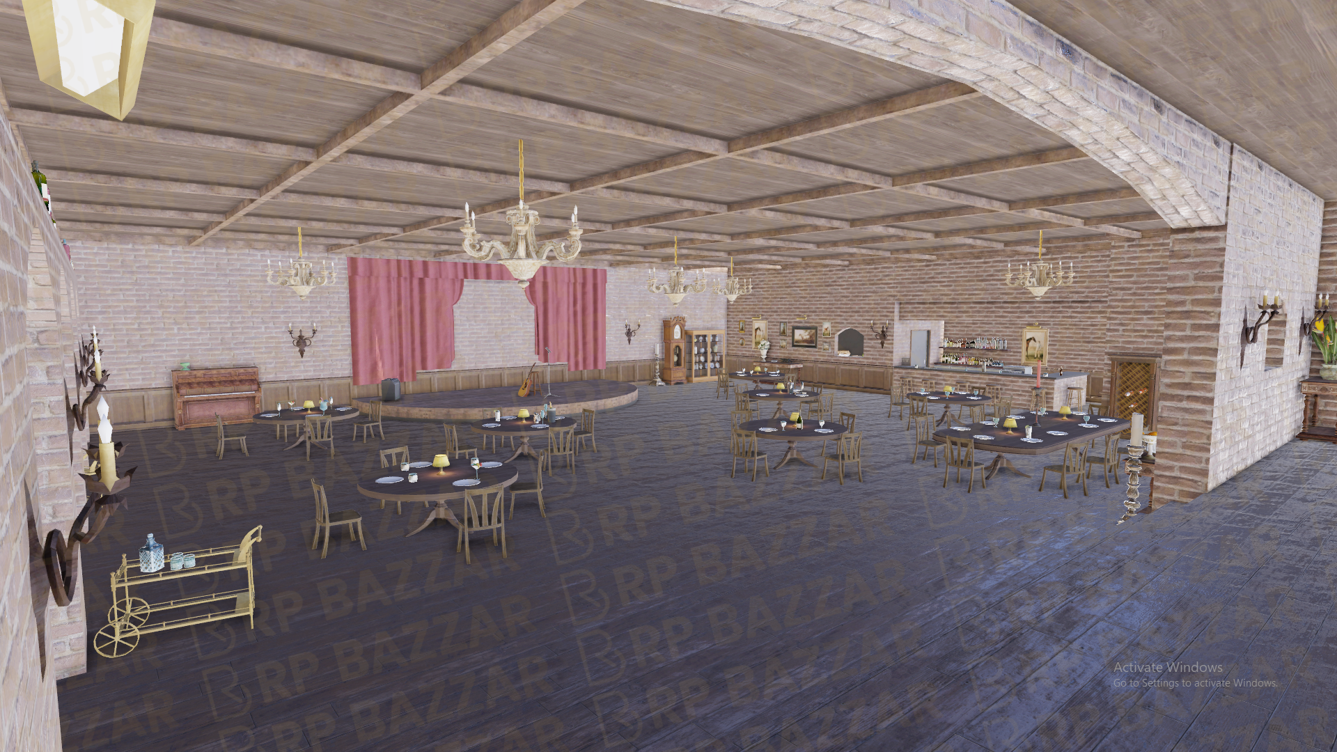 Retro Diner FiveM MLO — GTA RP Interior — ESX QB QBOX — RPBazzar