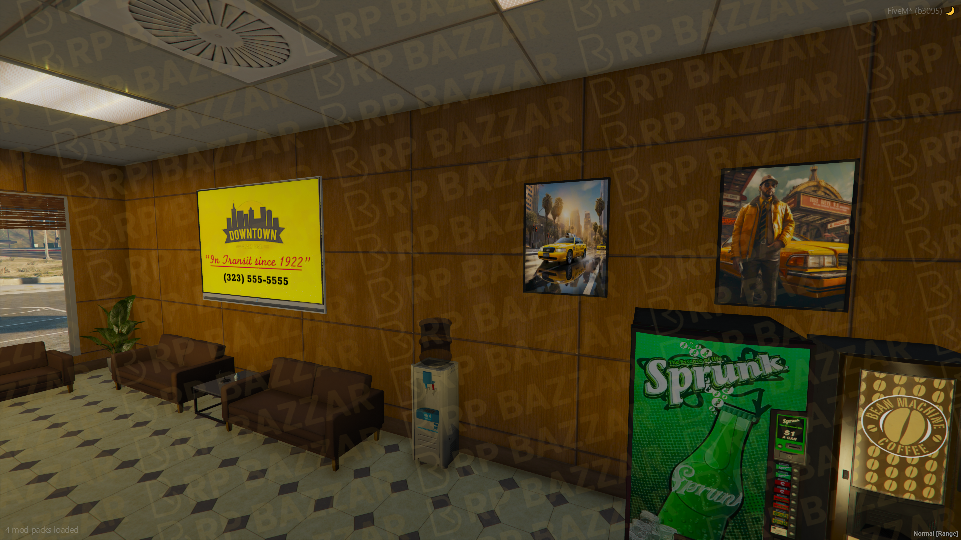 010.Taxi Depot FiveM MLO — rpbazzar