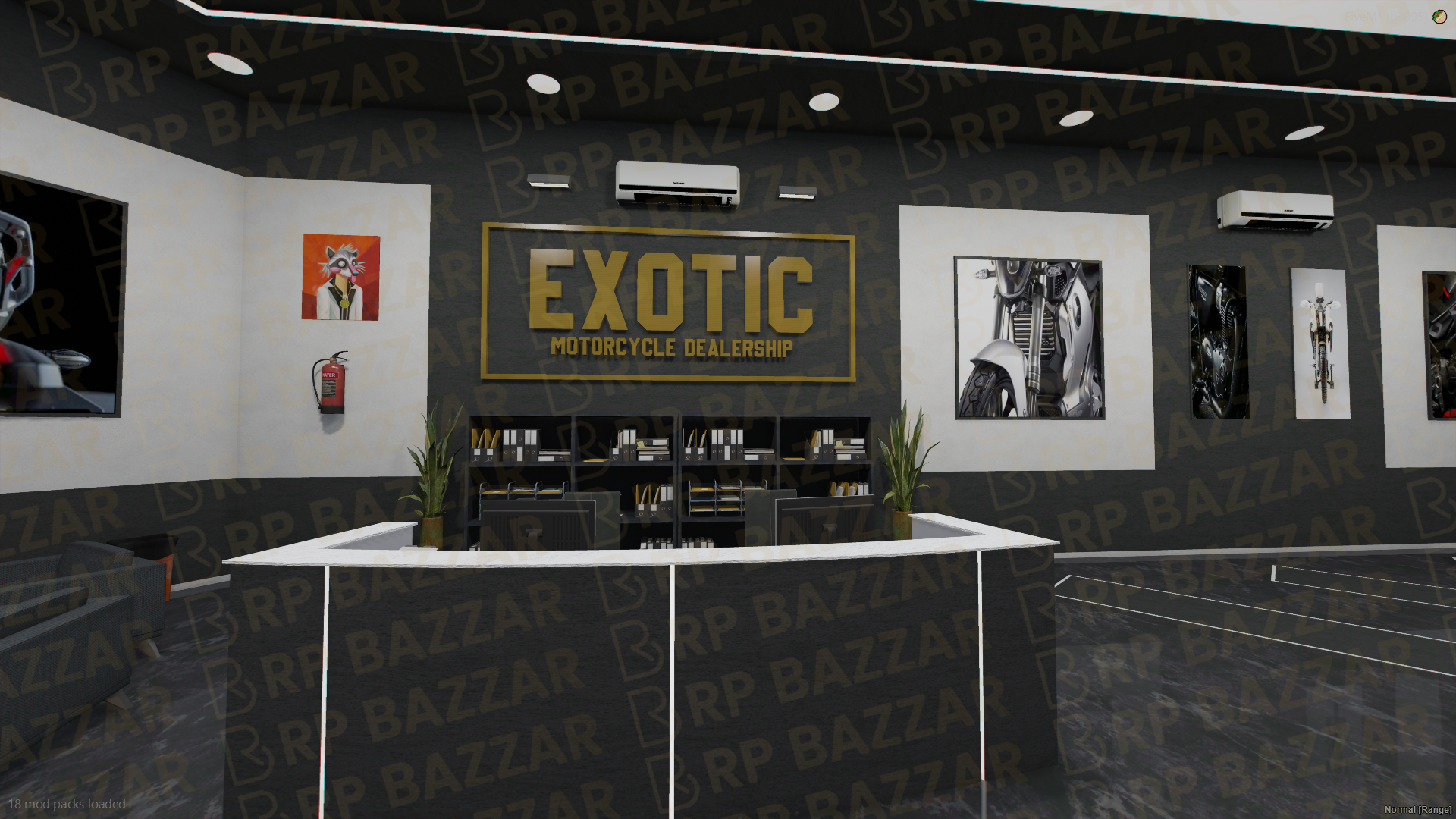 Elite Vehicle Shop FiveM MLO — GTA RP Interior — ESX QB QBOX — RPBazzar